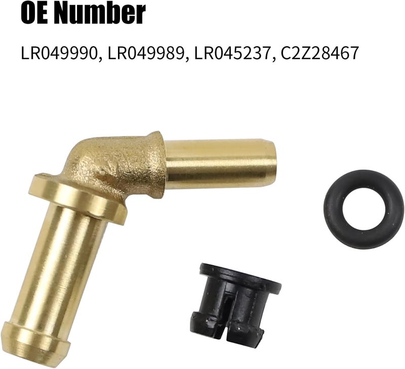 EVGoXMods Thermostat Water Outlet Hose Connector Kit Compatible with Land Rover Range Rover Sport Velar Discovery 4 - Image 3